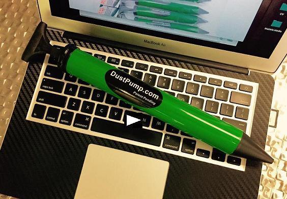 Dust Pump on Keyboard